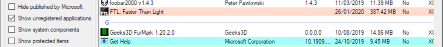 Bulk Crap Uninstaller